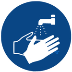 Gebotsschild "Hände waschen", ASR / ISO