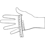 Unger Neopren Glasreiniger-Handschuh
