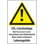 Warn-Kombischild CO2-Löschanlage