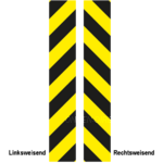 Warnmarkierungsband, mit Laminat, gelb/schwarz